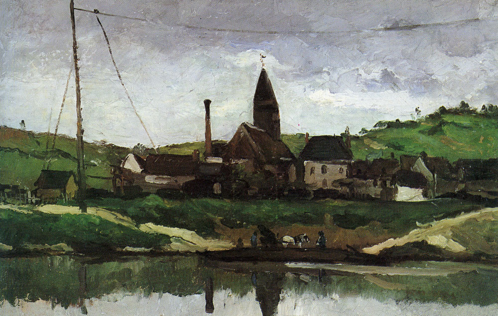 Paul Cézanne - View of Bonnières