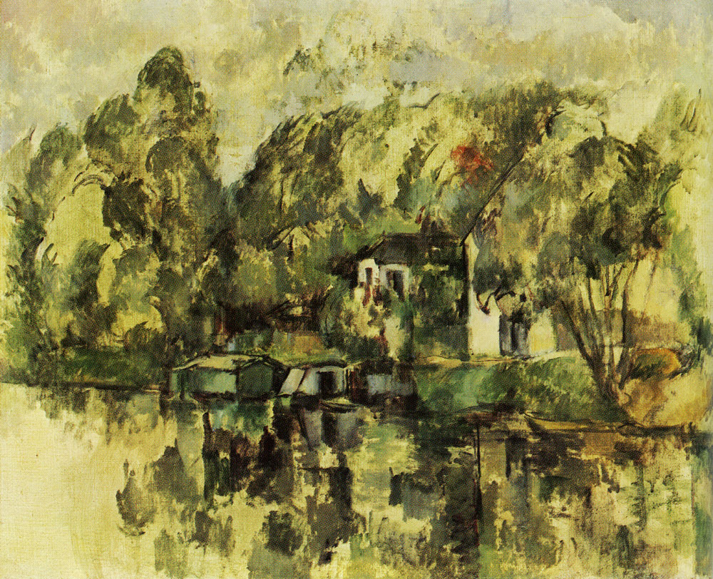 Paul Cézanne - At the water's edge
