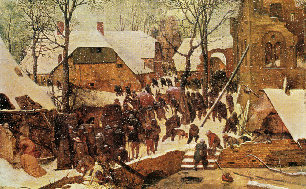 Pieter Bruegel the Elder - Adoration of the Magi in the snow