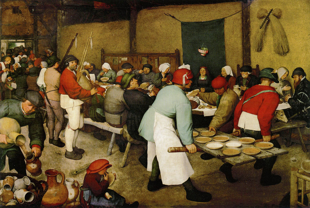 Pieter Bruegel the Elder - Peasant wedding feast