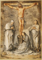 Hendrick Goltzius Christ on the Cross, with Mary, St John and the Magdalene