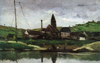 Paul Cézanne View of Bonnières