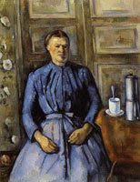 Paul Cézanne Woman with a Coffeemaker