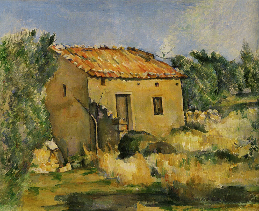 Paul Cézanne - Abandoned house near Aix-en-Provence