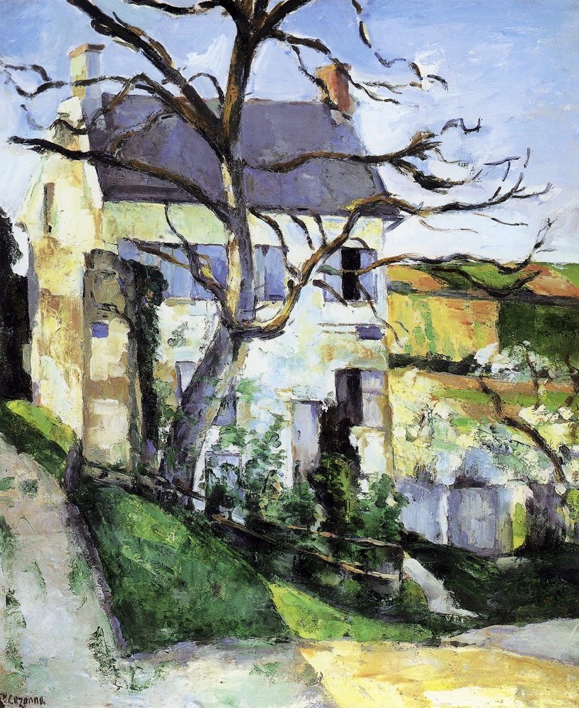Paul Cézanne - House and tree, L'Hermitage