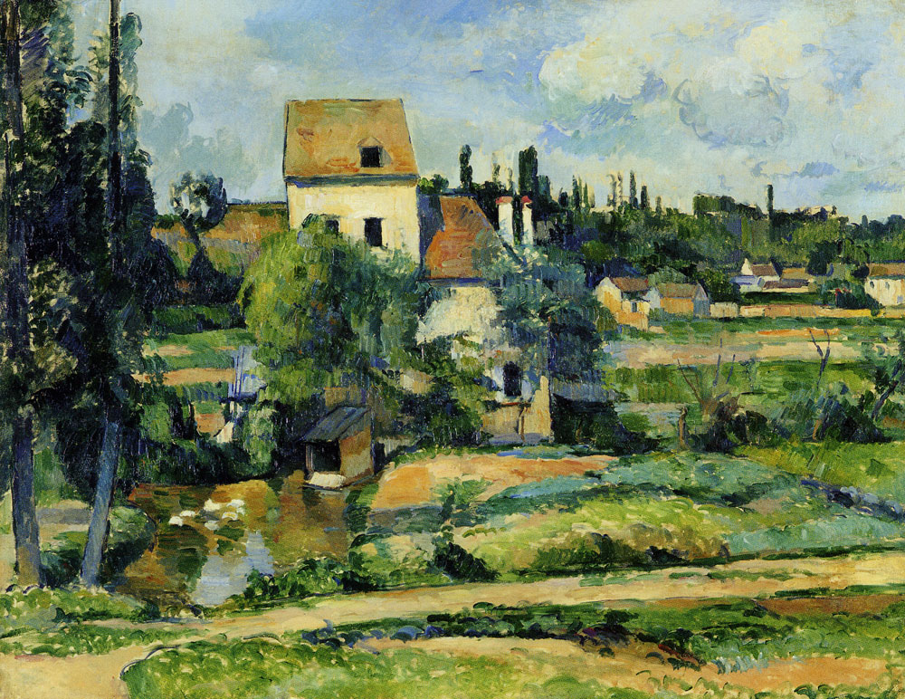 Paul Cézanne - Mill on the Couleuvre near Pontoise
