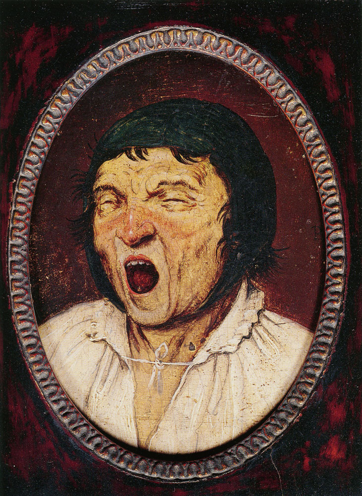 Pieter Bruegel the Elder (?) - Head of a yawning man