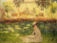 Claude Monet Woman in a Garden
