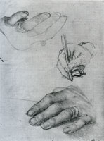 Hans Holbein the Younger Study of Hands