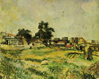 Paul Cézanne Landscape near Paris