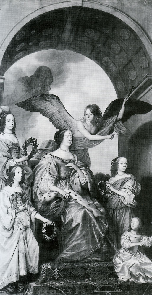 Gerard van Honthorst - Amalia van Solms and Her Daughters as Spectators at the Triumph of Frederik Hendrik