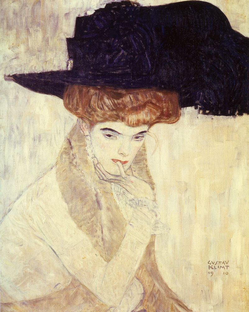 Gustav Klimt - The Black Feather Hat