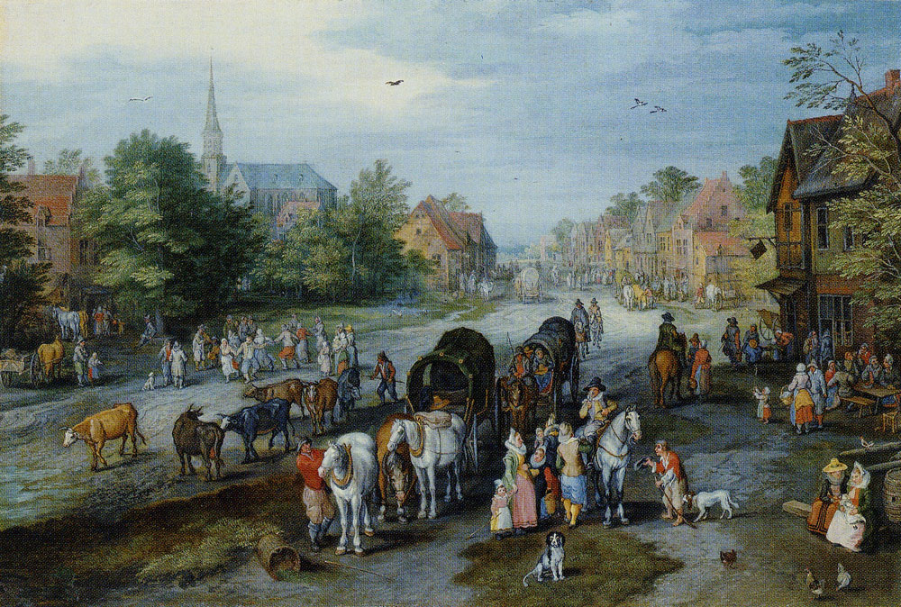 Jan Brueghel the Elder - View of the Village of Schelle