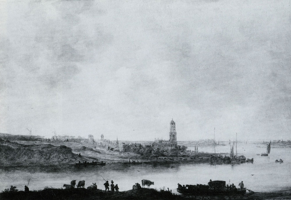 Jan van Goyen - A view of Rhenen-on-the-Rhine