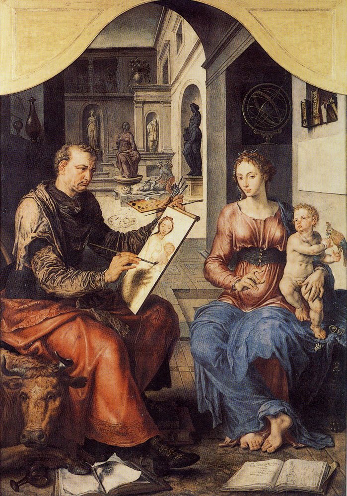 Maerten van Heemskerck - Saint Luke painting the Virgin