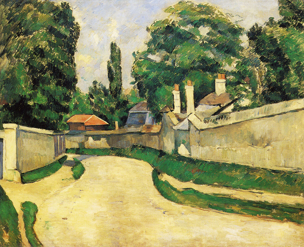Paul Cézanne - Houses Along a Road