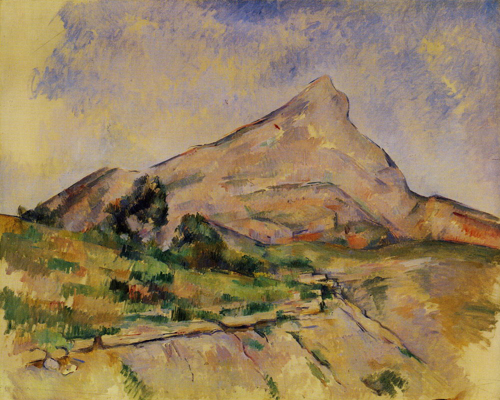 Paul Cézanne - The mountain Sainte-Victoire