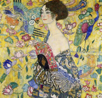 Gustav Klimt Lady with a Fan
