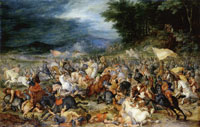 Jan Brueghel Battle of Hebrews against Amalekites