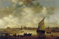Jan van Goyen Landscape with a View of Leiden