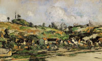 Paul Cézanne The Hamlet of Valhermeil, near Pontoise