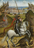 Rogier van der Weyden St. George and the dragon