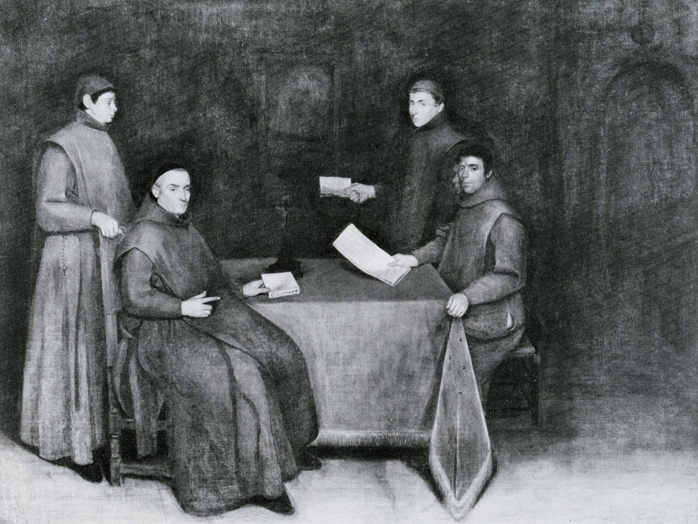 Gerard ter Borch - Four Franciscan monks