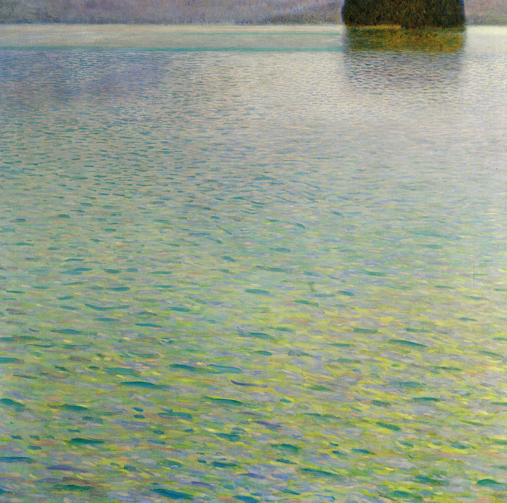 Gustav Klimt - Island in Lake Attersee