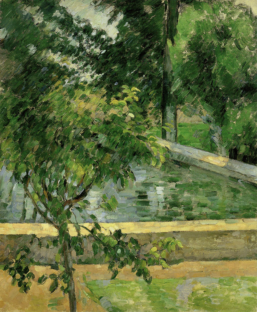 Paul Cézanne - The pool at Jas de Bouffan