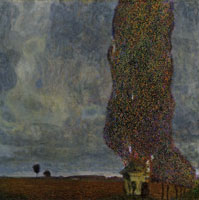 Gustav Klimt The Tall Poplar Tree II