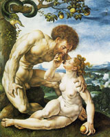Jan Gossaert Adam and Eve