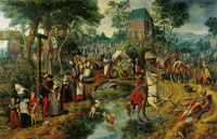 Pieter Aertsen Return from the Procession