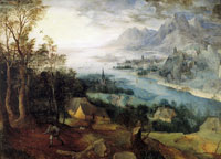 Pieter Bruegel the Elder Landscape with Parable of the Sower
