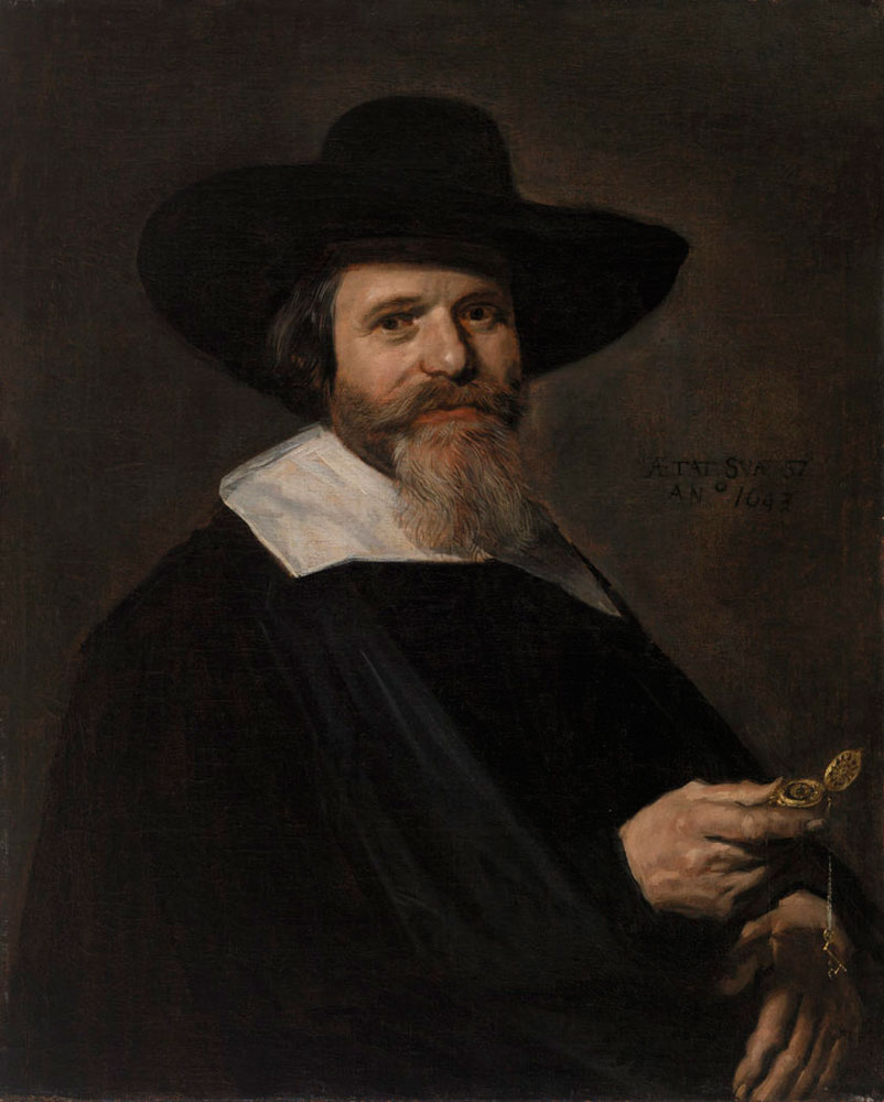 Frans Hals - Portrait of a Man Holding a Watch