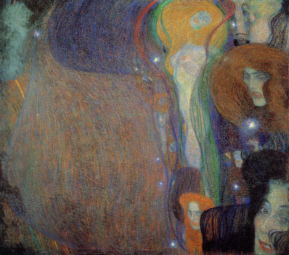Gustav Klimt - Irrlichter (Will-o'-the-Wisps)