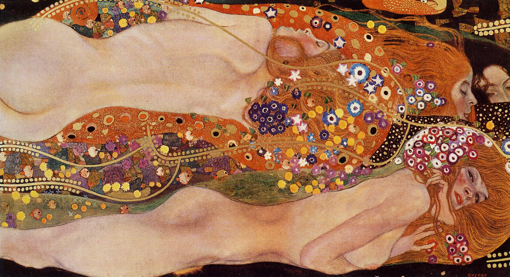 Gustav Klimt - Water Serpents II