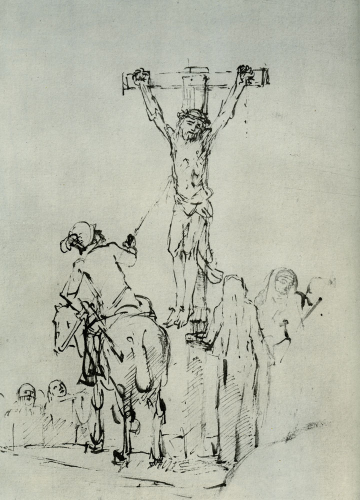 Rembrandt - Christ on the Cross