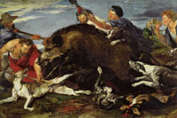 Anthony van Dyck and Frans Snyders Boar Hunt