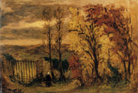 Eugène Delacroix Autumn Landscape, Champrosay