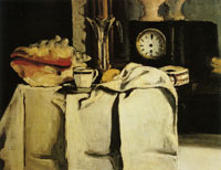 Paul Cézanne The black clock