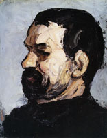 Paul Cézanne Portrait of uncle Dominique (profile)
