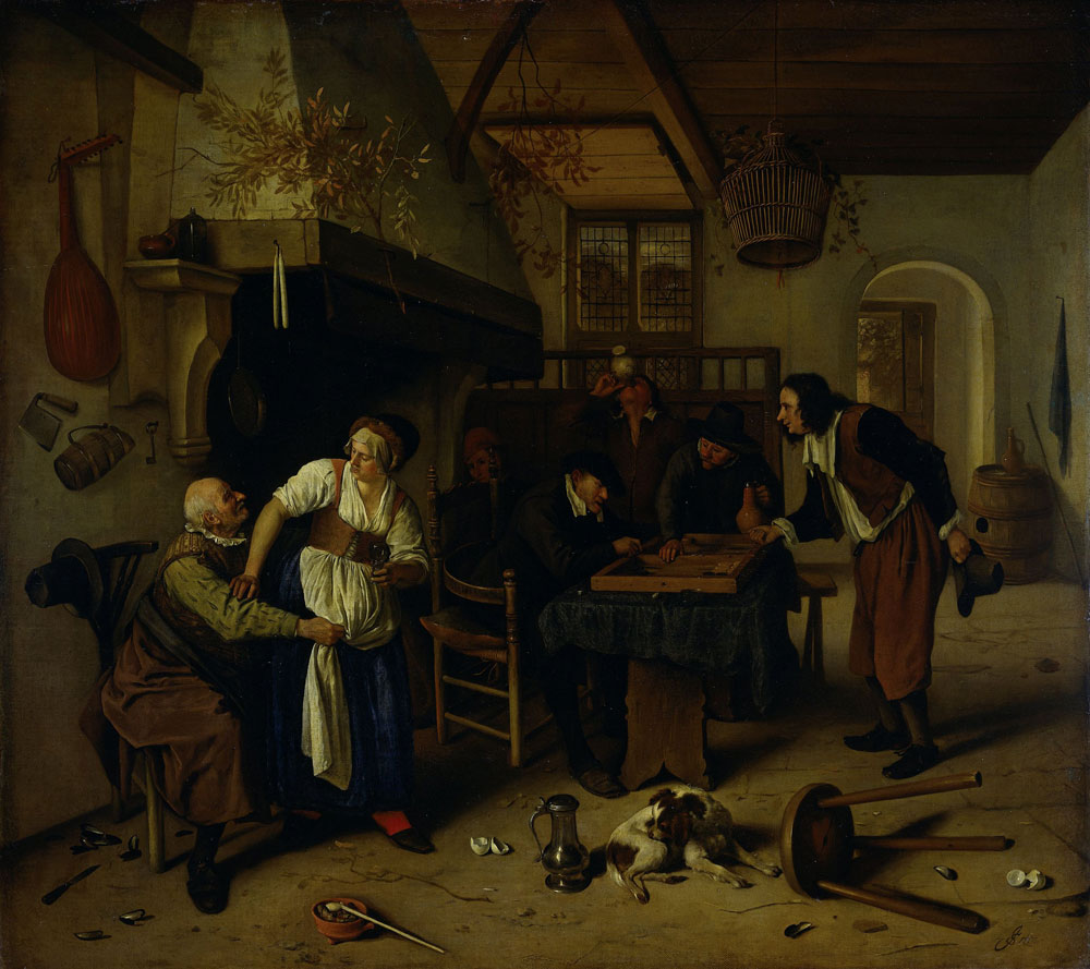 Jan Steen - Two Kinds of Games