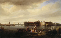 Jacob Esselens The Omval on the River Amstel