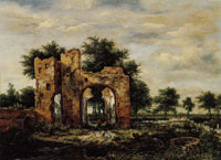 Jacob van Ruisdael A Ruined Castle Gateway