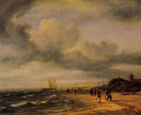 Jacob van Ruisdael The Shore at Egmond-aan-Zee