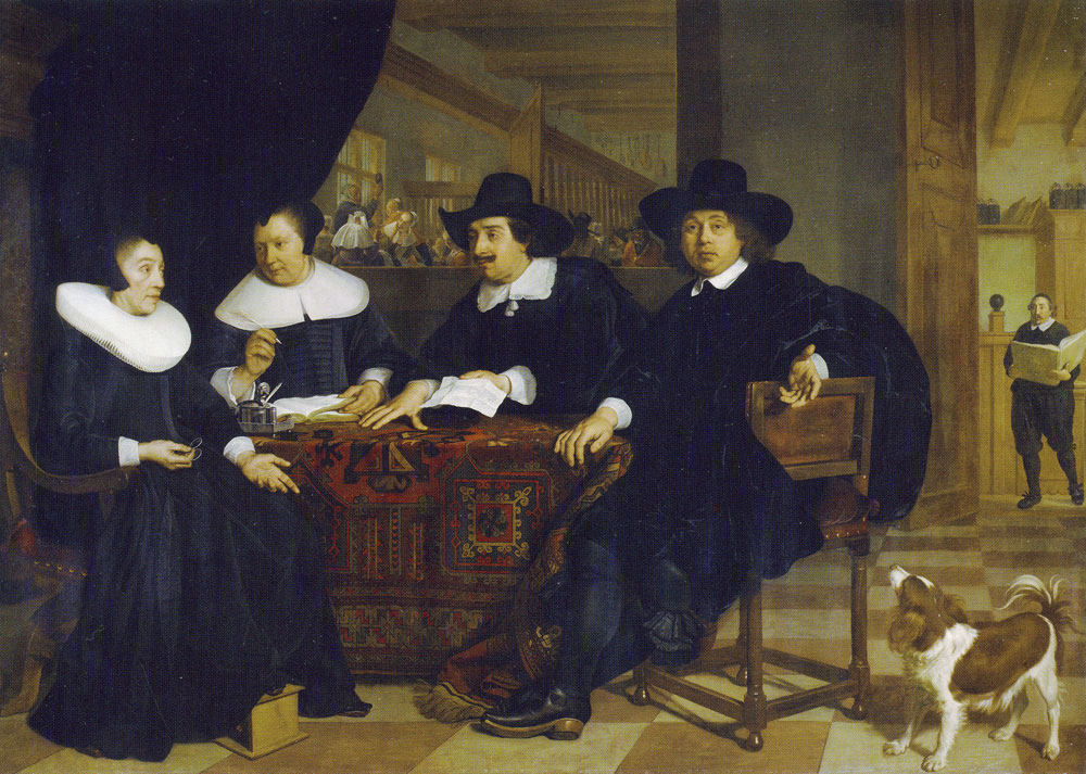 Bartholomeus van der Helst - Two Governors and two Lady Governors of the Spinhuis
