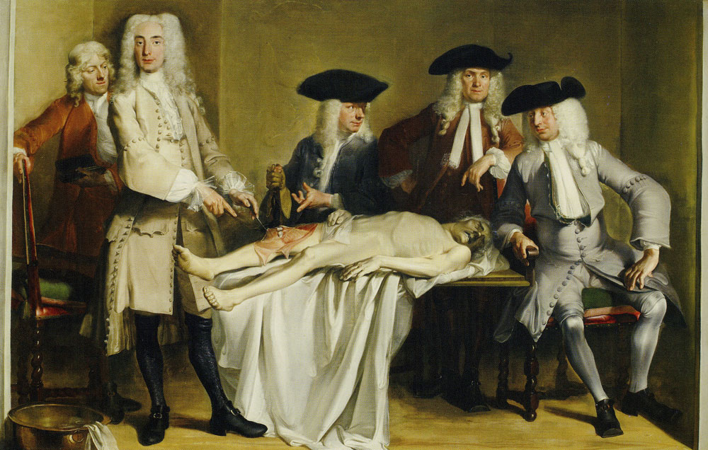 Cornelis Troost - The Anatomy Lesson of Dr. Willem Röell