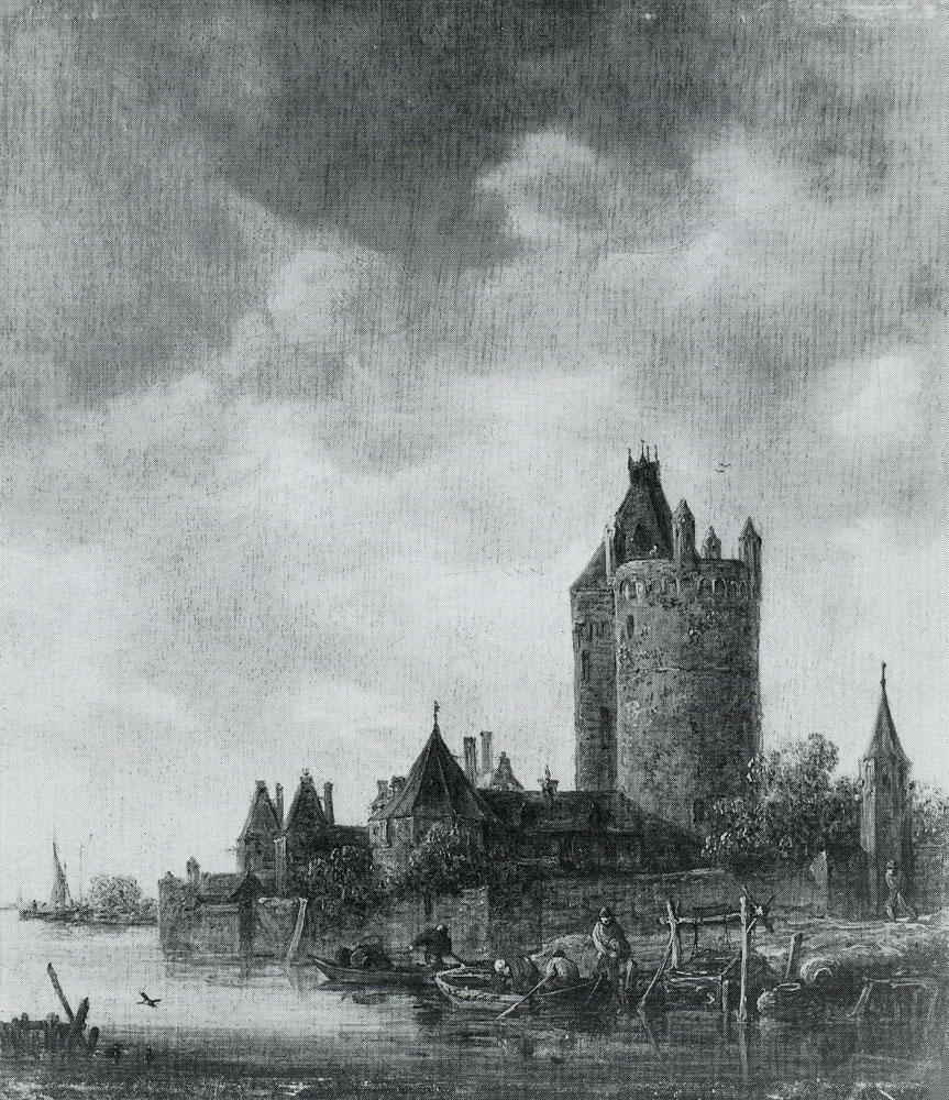Jan van Goyen - A Castle by a River