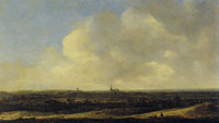 Jan van Goyen Landscape with a view on Scheveningen