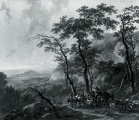 Nicolaes Berchem Mountainous Landscape with Muleteers